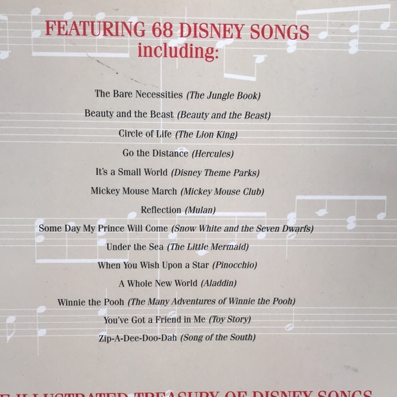 Disney Song Book - Picture 3 of 11